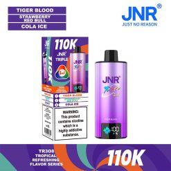 Tiger Blood Strawberry Red Bull Cola Ice JNR Triple 110K 3 in 1 110000 Puffs 3 Flavor Vape Wholesale