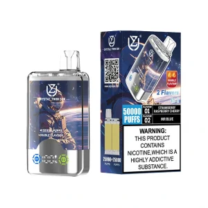 UZY Crystal Twin 50000 Puffs 2 in 1 Vape Wholesale 10