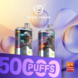 UZY Crystal Twin 50000 Puffs 2 in 1 Vape Wholesale 2