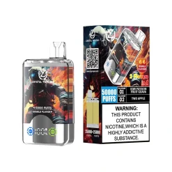 UZY Crystal Twin 50000 Puffs 2 in 1 Vape Wholesale 7
