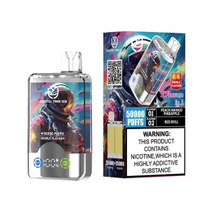 UZY Crystal Twin 50000 Puffs 2 in 1 Vape Wholesale 9