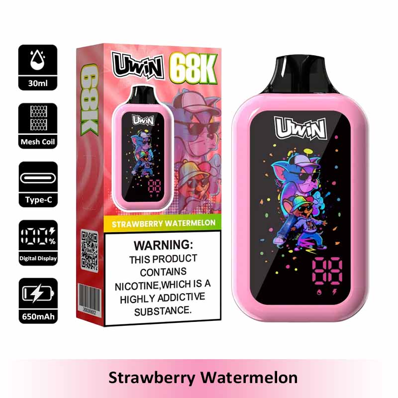 Uwin 68K 68000 Puffs Digital Box Disposable Vape Wholesale 650mAh Battery Full Screen Dual Mesh Coil Uwin 68K 68000 Puffs Digital Box Disposable Vape Wholesale 650mAh Battery Full Screen Dual Mesh Coil