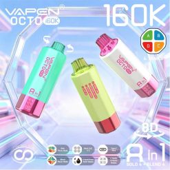 VAPEN OCTO 160K Puffs 8 in 1 Disposable Vape Wholesale 1