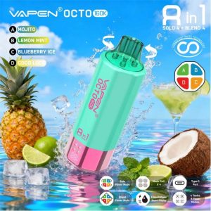 VAPEN OCTO 160K Puffs 8 in 1 Disposable Vape Wholesale 10
