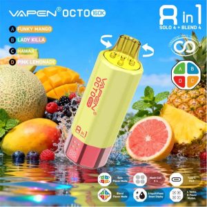 VAPEN OCTO 160K Puffs 8 in 1 Disposable Vape Wholesale 6