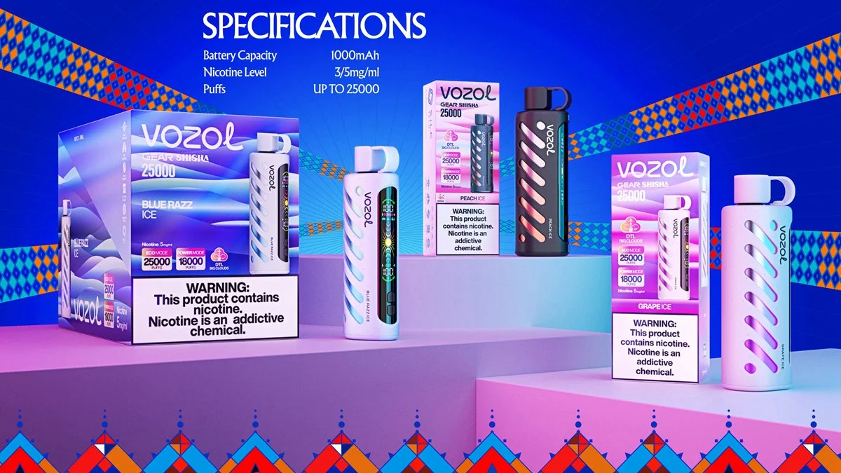 Vozol Gear Shisha 25000 Puffs Disposable Vape Wholesale 2 Vozol Gear Shisha 25000 Puffs Disposable Vape Wholesale 2