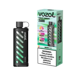 Vozol Gear Shisha 25000 Puffs Disposable Vape Wholesale Berry Ice