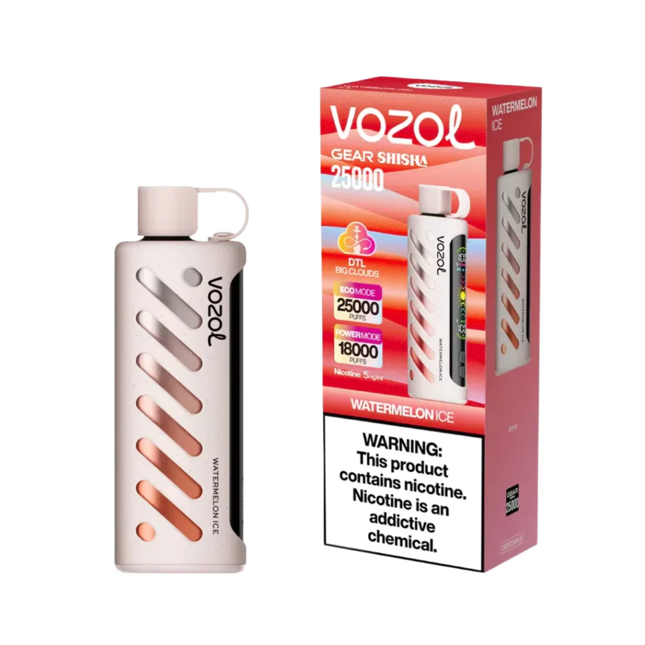 Vozol Gear Shisha 25000 Puffs Disposable Vape Wholesale Watermelon Ice