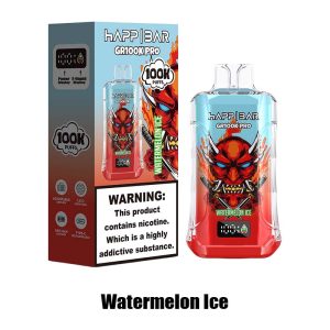 Watermelon Ice Happ Bar GR100K Pro 100000 Puffs Disposable Vape Wholesale