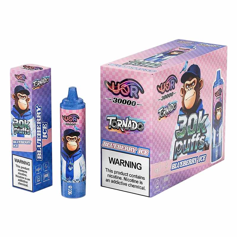 blueberry ice UOR Tornado 30000 Puffs 2% 5% Nic Disposable Vape Wholesale
