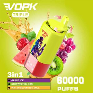 grape ice VOPK Triple 60000 3 in 1 60K Puffs Vape Wholesale