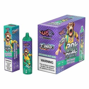 kiwi passion frut guava URO Tornado 30000 Puffs 2% 5% Nic Disposable Vape Wholesale
