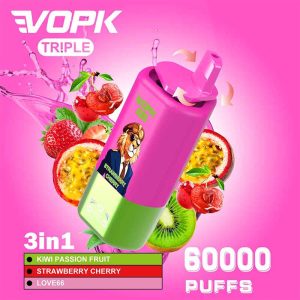 passion fruit VOPK Triple 60000 3 in 1 60K Puffs Vape Wholesale
