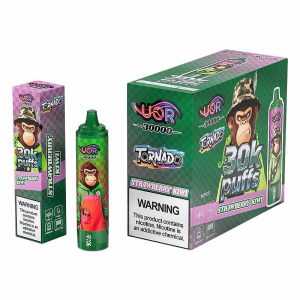 strawberry kiwi UOR Tornado 30000 Puffs 2% 5% Nic Disposable Vape Wholesale
