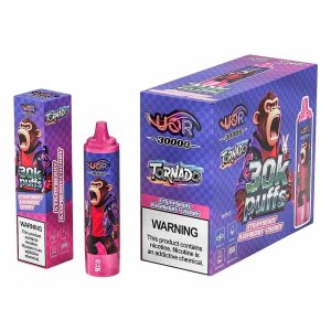 strawberry raspberry URO Tornado 30000 Puffs 2% 5% Nic Disposable Vape Wholesale