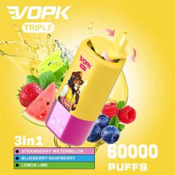 strawberry watermelon VOPK Triple 60000 3 in 1 60K Puffs Vape Wholesale
