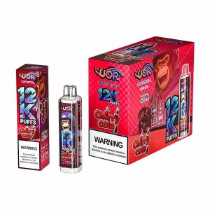 wadevape uor crystal 12k puffs cherry cola UOR Crystal 12000 Puffs 2% 5% Nic Disposable Vape Wholesale
