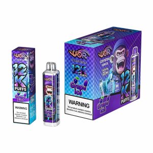 wadevape uor crystal 12k puffs grape ice UOR Crystal 12000 Puffs 2% 5% Nic Disposable Vape Wholesale