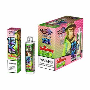 wadevape uor crystal 12k puffs stawberry kiwi UOR Crystal 12000 Puffs 2% 5% Nic Disposable Vape Wholesale