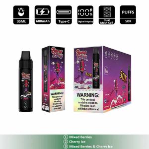 06 Mixed Berries Bang King Triple 50K 50000 Puffs 3 in 1 Disposable Vape Wholesale
