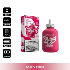 5 Cherry Fiesta Savage Fitness 30000 30K Puffs Disposable Vape Wholesale