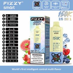 11 Strawberry Vanilla Coke Fizzy Smart 150K Puffs 15 in 1 Disposable Vape Wholesale