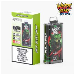 15 Kiwi Melon Ice Waspe Bar 60K 60000 Puffs Disposable Vape Wholesale