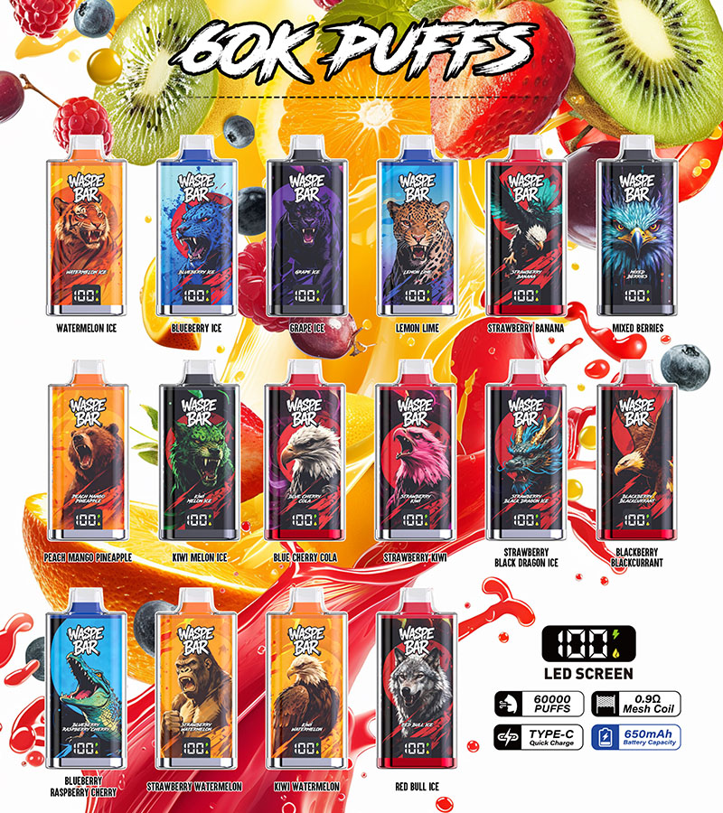 Waspe Bar 60K 60000 Puffs Disposable Vape Wholesale 1