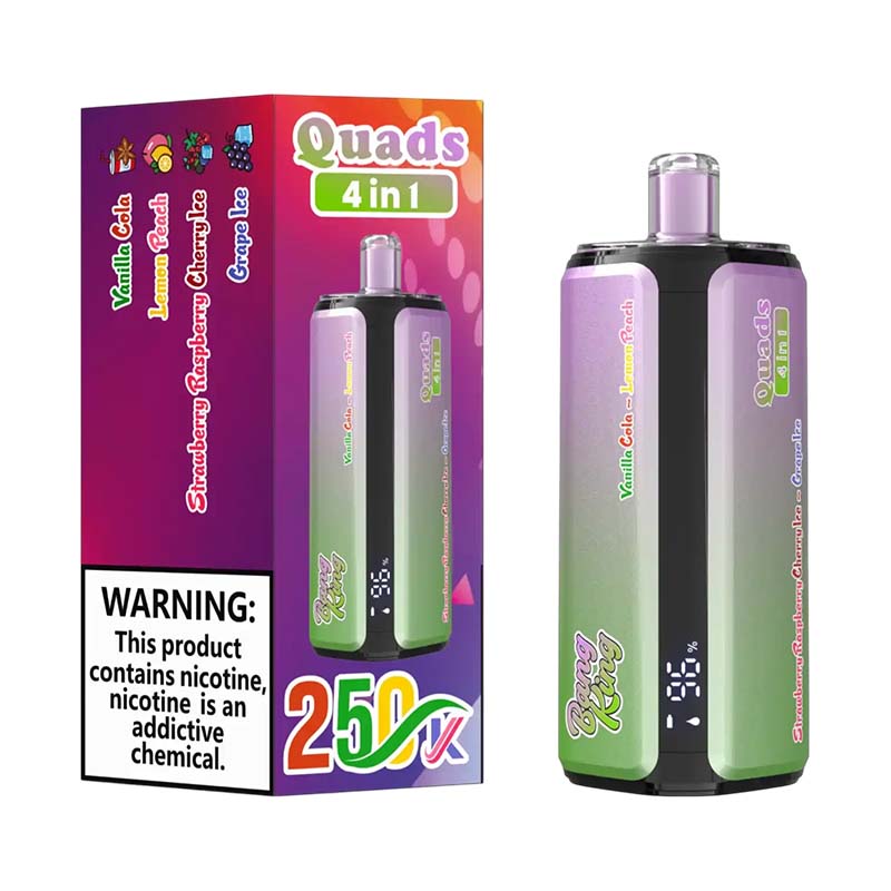 03 Vanilla Cola Bang King 250K Puffs 4 in 1 Disposable Vape Wholesale