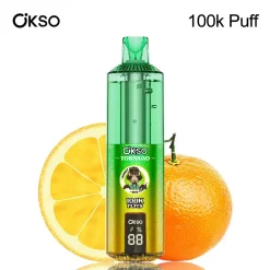 04 Lemon Lime OKSO Tornado 100K Puffs Disposable Vape Wholesale