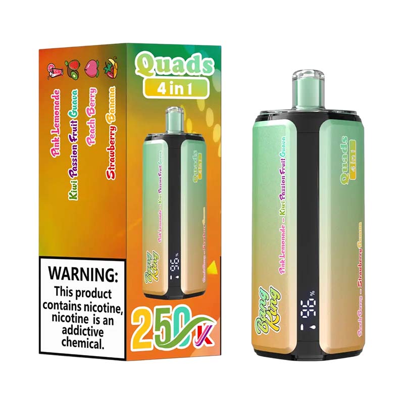 04 Pink Lemonade Bang King 250K Puffs 4 in 1 Disposable Vape Wholesale