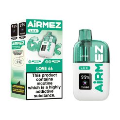 06 Love 66 Airmez Lux 60K Puffs Disposable Vape Wholesale