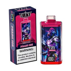 06 Peach Ice UZY Crystal Star 60K Puffs Disposable Vape Wholesale