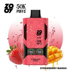 06 Strawberry Mango Zooy Mecha 50K 50000 Puffs Disposable Vape Wholesale