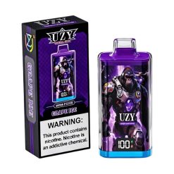 08 Grape Ice UZY Crystal Star 60K Puffs Disposable Vape Wholesale