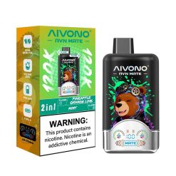 08 Pineapple Orange Lime Aivono AVN Mate 120K Puffs Disposable Vape Wholesale