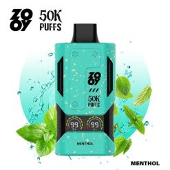 10 Menthol Zooy Mecha 50K 50000 Puffs Disposable Vape Wholesale