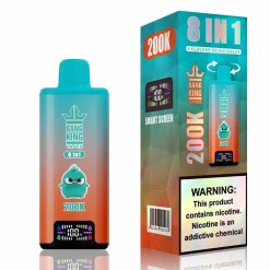 12 Fizzy Lemon Lime Bang King 200K Puffs 8 in 1 Disposable Vape Wholesale
