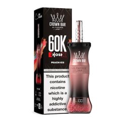 13 Peach Ice Al Fakher 60000 Puffs E Hose X Shisha Hookah Disposable Vape
