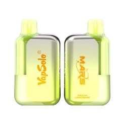 15 Peach lemonade Vapsolo Mars 50000 Puffs Dual Mode Disposable Vape Wholesale