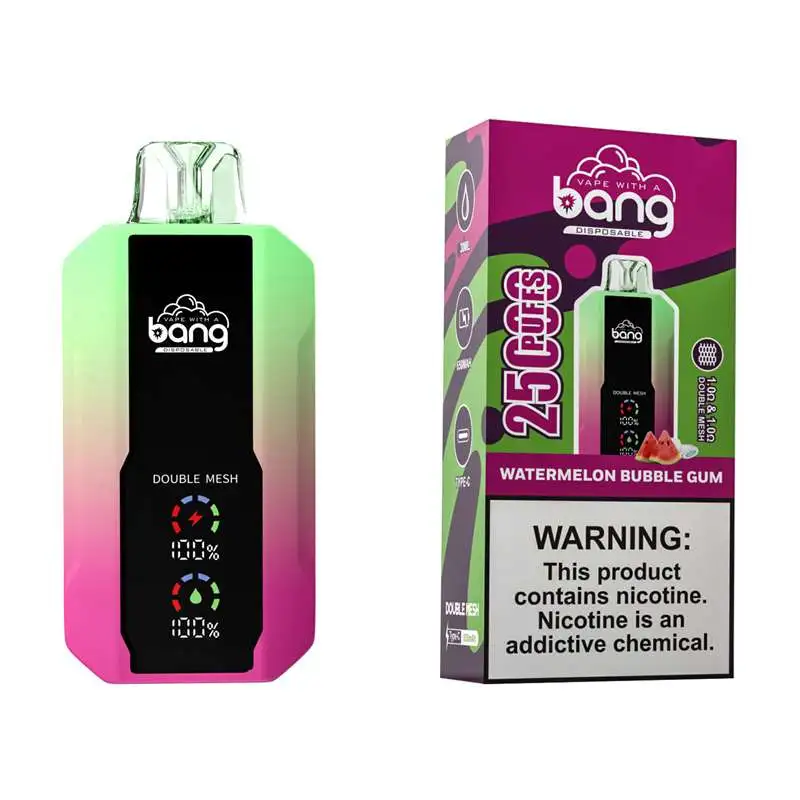 Bang 25000パフ 0% 2% 3% 5% ニコチン 使い捨て電子タバコ 卸売 2