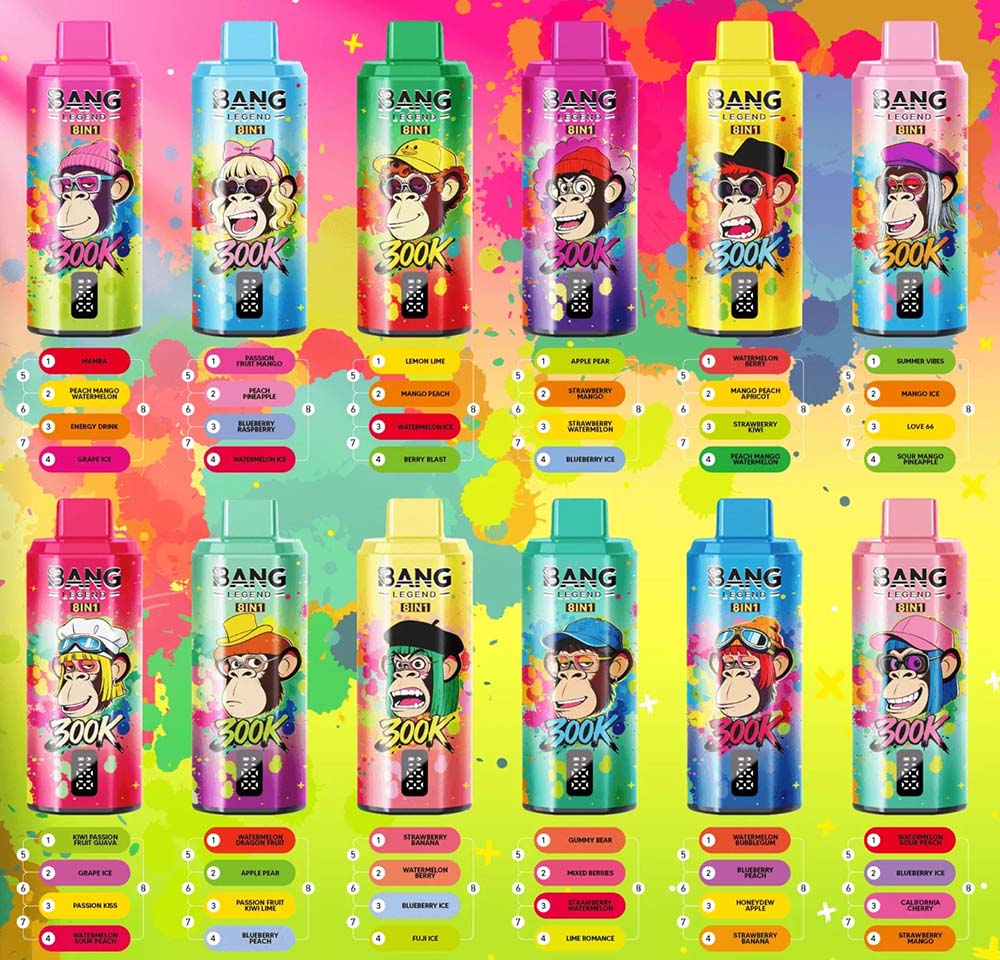 Bang Legend 300K Puffs 8 in 1 Disposable Vape Wholesale 9