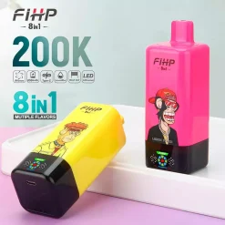 FIHP 8in1 200K Puffs 8 Flavors Disposable Vape Wholesale 2