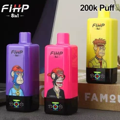 FIHP 8in1 200K Puffs 8 Flavors Disposable Vape Wholesale 4