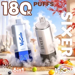 Vapsolo Sixer 180K Puffs 6 in 1 Disposable Vape Wholesale 1
