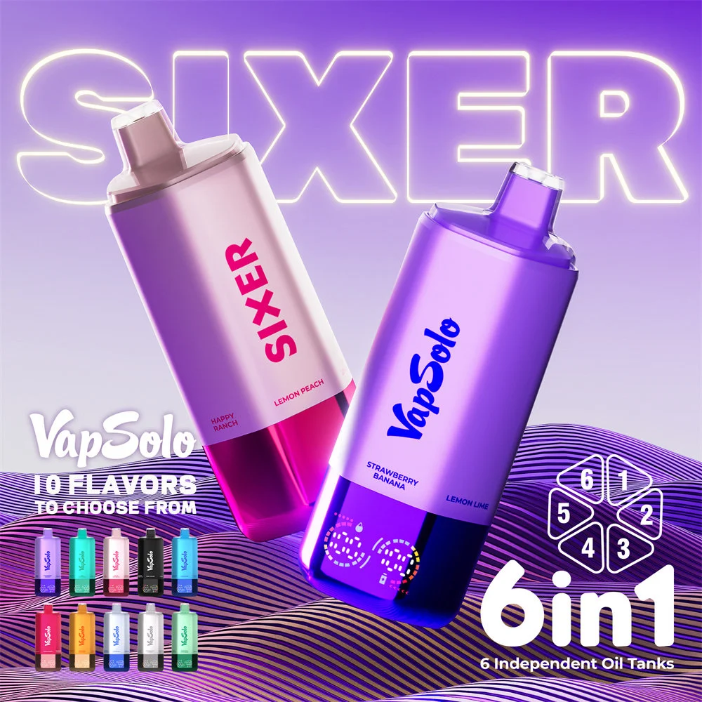Vapsolo Sixer 180K Puffs 6 in 1 Disposable Vape Wholesale 12