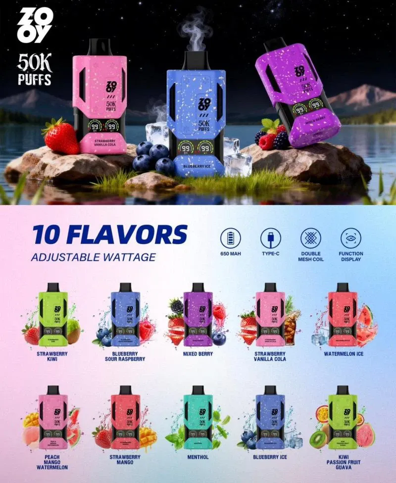 Zooy Mecha 50K 50000 Puffs Disposable Vape Wholesale 1