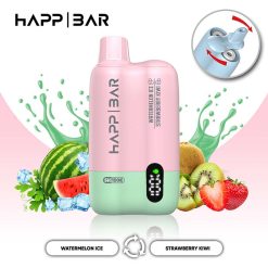 01 Strawberry Kiwi HAPP BAR SH150K 150K Puffs 2 in 1 Disposable Vape Wholesale