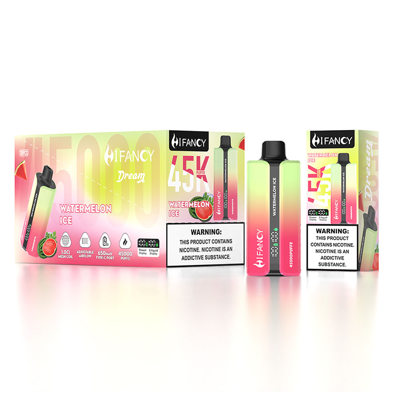 01 Watermelon Ice HIFANCY DREAM 45000 Puffs Disposable Vape Wholesale