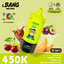 02 Cola Ice & Energy Drink Bang Leader 450K Puffs 15 in 1 Disposable Vape Wholesale
